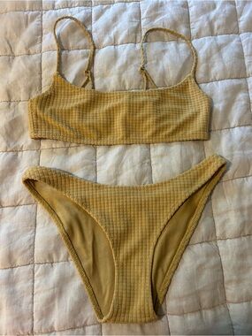 Triangl Brand Sand Colored Bikini Set